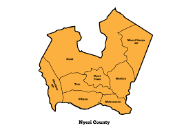 Health Facilities in Nyeri County.